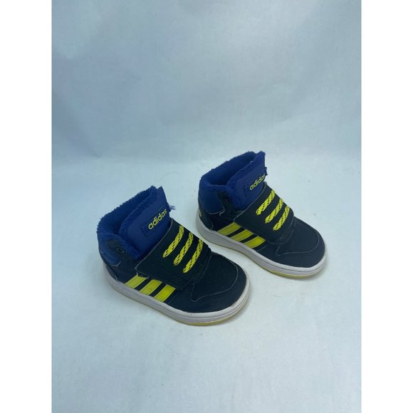 Adidas Boys toddlers Hoops 2.0 Black Basketball Shoes Sneakers Size 6K - Picture 3 of 10